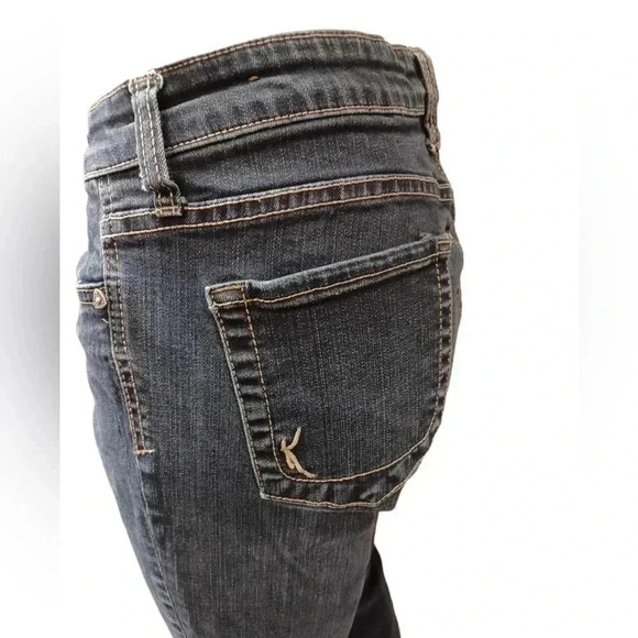 Kut From  The Kloth Skinny Dark Wash Raw Hem Size 12 - Picture 4 of 12